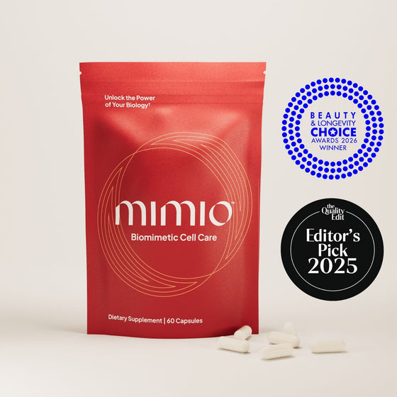 Mimio Biomimetic Cell Care pouch and capsules